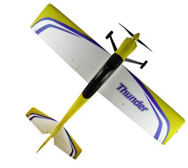 Preview: THUNDER 1400MM KUNSTFLUGMODELL TIEFDECKER PNP GELB