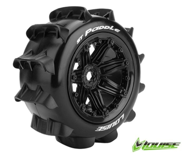 ST-PADDLE SPORT-COMPOUND FELGE SCHWARZ 17MM TRX, ARRMA, HPI, ... 1:8ER / LOUISE