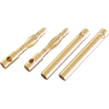 Goldkontakt 1,5mm 2 Paar