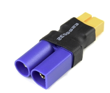 Preview: Power Adapter-Stecker - XT-60 Stecker = EC-5 Stecker - 1 St