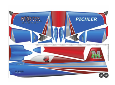 Preview: Slick 360 (rot) Combo Set / 840 mm