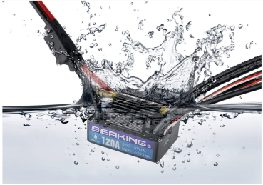 Preview: Hobbywing Seaking 120A Bootsregler V3 2-6s, 5A BEC