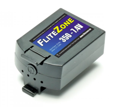 LiPo Akku FliteZone 350 - 7,4V (z.B. ADAC oder AFX-105)