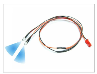 LED Ø 5mm Kabel (blau)