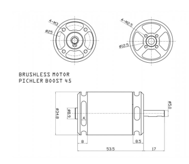 Preview: Brushless Motor BOOST 45 | KV=700