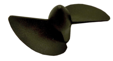 RO-NAVY Schiffsschraube 2-Blatt 45mm M4 linkslaufend