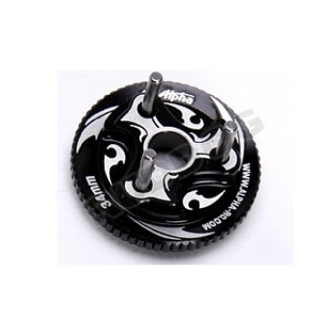Alpha Plus Alpha Flywheel 34mm (black)