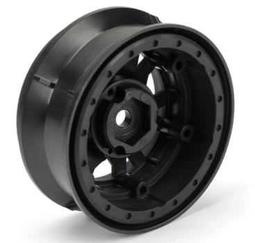 1/10 Impulse Front/Rear 1.9" 12mm Rock Crawler Wheels (2) Black