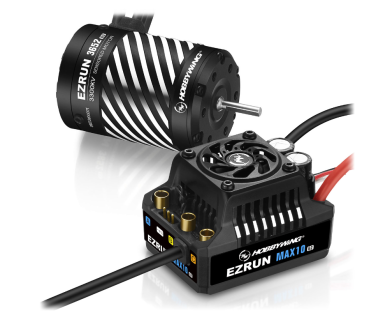 Hobbywing Ezrun MAX10 G2 80A Combo mit 3652SD-3300kV 3,175 Welle