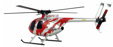 Preview: AFX MD500E ZIVIL BRUSHLESS 4-KANAL 325MM HELIKOPTER 6G RTF ROT/SILBER