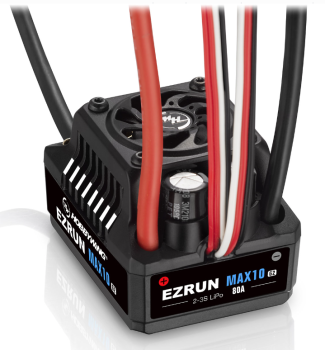 Preview: Hobbywing Ezrun MAX10 G2 80A Combo mit 3652SD-3300kV 3,175 Welle