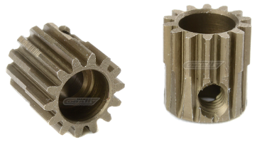 Team Corally - 48 DP Pinion -14 Z Short - Hardened Steel - Shaft Dia. 3.17mm