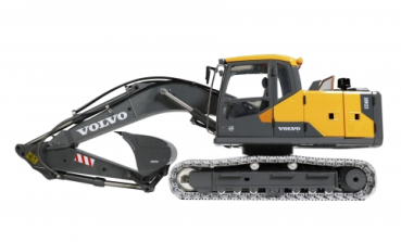 Preview: EC160E Volvo-Vollmetallbagger Gelb elektrisch 1:14 RTR 2,4GHz