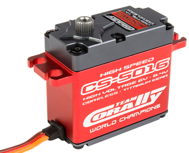 Team Corally - CS-5016 HV High Speed - High Voltage - Coreless Motor - Titanium Gear - Ball Beared - 16.5Kg