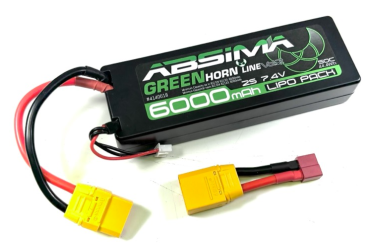 Greenhorn Vol.2 LiPo 2S 7,4V-50C 6000 HC (XT90/T-Plug)