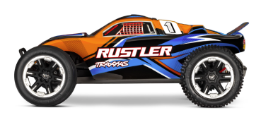 Preview: Traxxas Rustler HD 2WD RTR brushed 1/10 mit Akku und 4A USB-C Ladegerät
