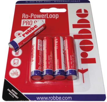Preview: POWER LOOP MICRO AAA 950 MAH 1,2 VOLT 4 ST. BLISTER