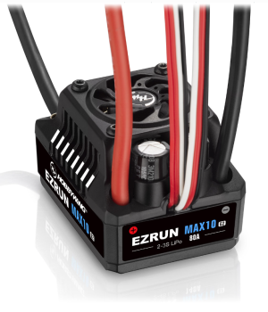 Preview: Hobbywing Ezrun MAX10 G2 80A Combo mit 3652SD-4100kV 3,175 Welle