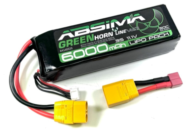 Greenhorn Vol.2 LiPo 3S 11,1V-50C 6000 SC (XT90/T-Plug)