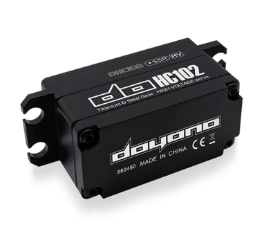 Preview: Doyono Coreless Servo HV Low Profile CNC Alugehäuse 15.0kg/0.054sec @8.4V