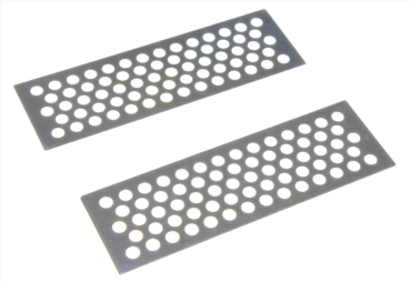 Metall Sandbleche silber (2)