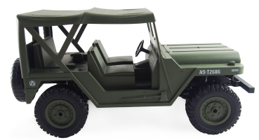 Preview: U.S. Militär Geländewagen 1:14 4WD RTR, Military