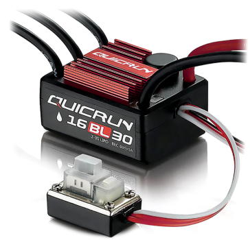 Preview: Hobbywing QuicRun WP16BL30 Brushless Regler 30A 2-3s für 1:16