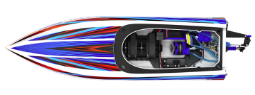 TRAXXAS DISRUPTOR 26 Zoll V-Rumpf Boot 75cm 64+km/h Selbstaufrichtung ohne Akku und Ladegerät