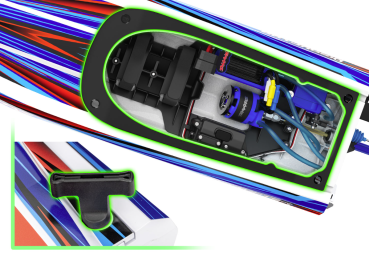 TRAXXAS DISRUPTOR 26 Zoll V-Rumpf Boot 75cm 64+km/h Selbstaufrichtung ohne Akku und Ladegerät