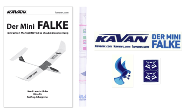 Der mini Falke Freiflug-Gleiter 710mm