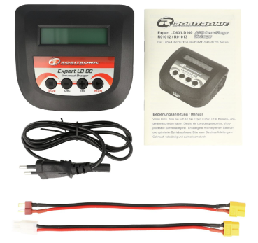 Preview: Robitronic Expert LD 60 Ladegerät LiPo 2-4s 6A 60W