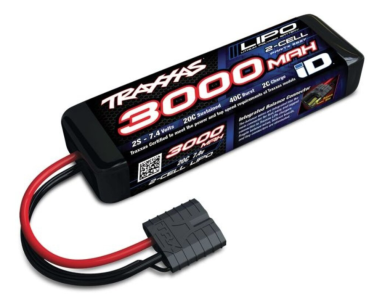 LIPO POWER CELL 3000MAH 7,4V 2S 20C TRAXXAS MIT ID-STECKER