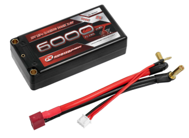 Robitronic LiPo HV Shorty 6000mAh 2S 100C 5mm Buchse