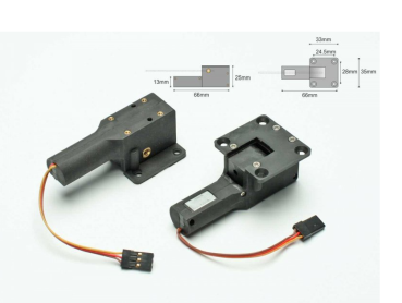 Preview: Einziehfahrwerk elektr. (M) / 4mm Achse (VE=2St.)