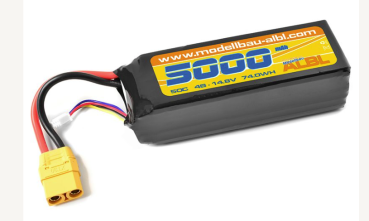 MA LiPo 5000mAh 14,8V 4S 50C XT90
