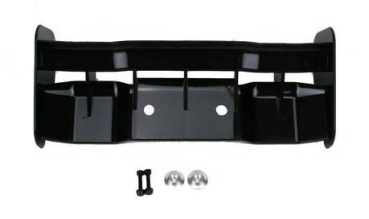 Hobao Spoiler hinten schwarz 1:8
