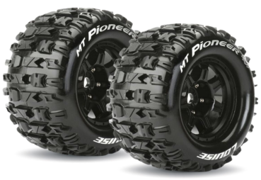 MT-Pioneer MFT soft auf 3.8 Felge schwarz 17mm (1/2) (2) LOUISE 1/8 Monster Truck
