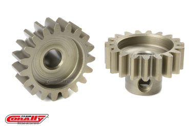 Team Corally - M1.0 Pinion - 19Z - Short - Hardened Steel - Shaft Dia. 5mm