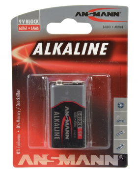 9V Block Alkaline Batterie