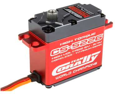 Team Corally - CS-5226 HV High Speed Servo - High Voltage - Coreless Motor - Titanium Gear - Ball Beared - Full Alloy Case