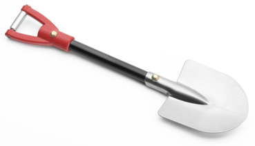 Spaten rot für RC-Crawler 1/10