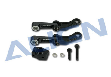 Align T-Rex 450FBL Taumelscheiben- Mitnehmer Alu schw.# H45113QA