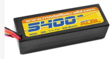 MA LiPo 5400mAh 11,1V 3S 50C XT90