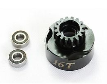 Alpha Clutch Bell Vented 16T + Bearing 5*11mm(2pcs)