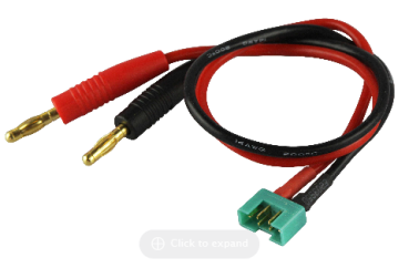 Akku-Ladekabel •  kompatibel mit MULTIPLEX • 2,5mm² • 30cm