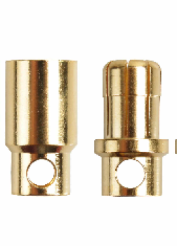 Goldkontakt • Ø8,0mm • 1 Paar