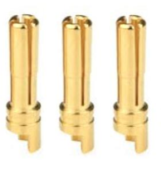 Goldkontakt 4mm 3Stk. Stecker