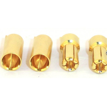 Goldkontakt 5,5mm 2Paar