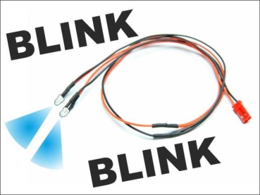 LED Kabel blinkend (blau)