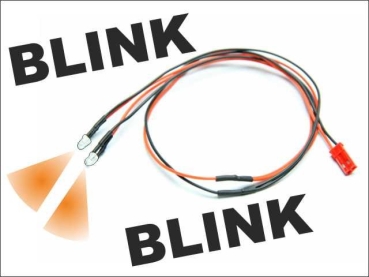 LED Kabel blinkend (orange)